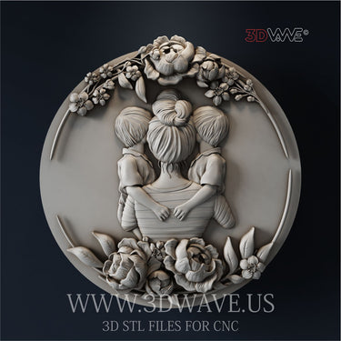 MOM OF TWINS 3d stl